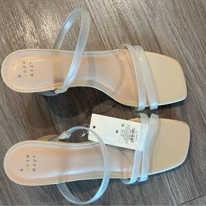 A New Day Clear Strap Heels